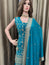 Party wear Sharara suit Teal  --PSH1030T