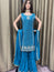 Party wear Sharara suit Blue  --PSH1031B