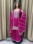 Party wear Sharara suit Magenta  --PSH1032M