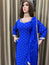 Party wear Sharara suit Royal Blue --PSH1033B