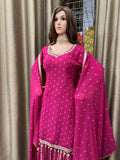 Party wear Sharara suit Magenta --PSH1033M