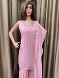 Party wear Sharara suit Pink --PSH1034P