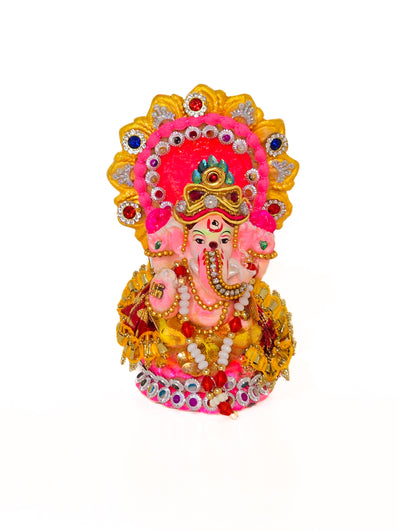 Satvik Lakshmi Ganesha Idol Set – Divine Ganesh Lakshmi Murti for Pooja, Diwali & Home Temple Decor