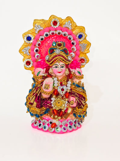 Satvik Lakshmi Ganesha Idol Set – Divine Ganesh Lakshmi Murti for Pooja, Diwali & Home Temple Decor
