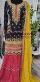 Party wear Sharara suit in  Color
