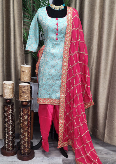 Designer Partywear Readymade Suit