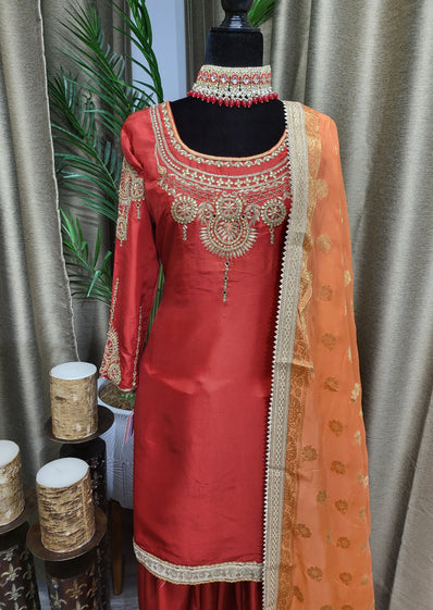 Designer Partywear Readymade Suit