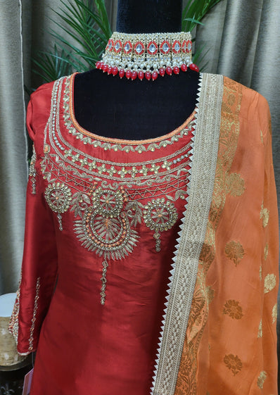 Designer Partywear Readymade Suit