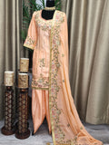 Partywear Suit in Peach