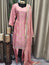 Partywear Suit in Light Coral color with Salwar