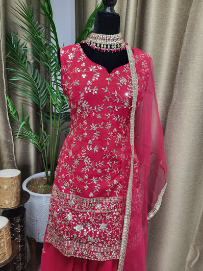 Partywear Long shirt Lehenga