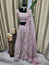 PLH24 Partywear Lehenga in Thistle Purple Color