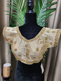 Party wear Blouse in Gold  Color --PBL8