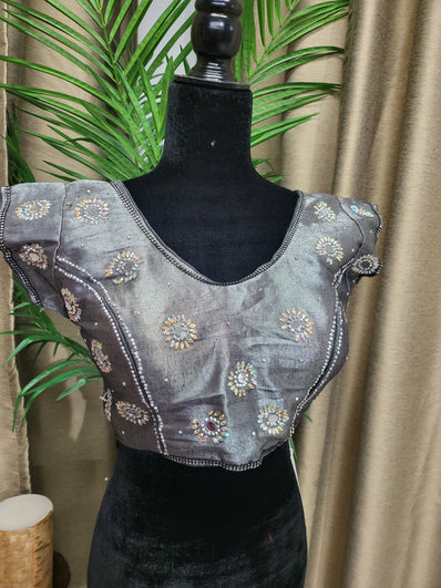 Party wear Blouse in Grey  Color --PBL9
