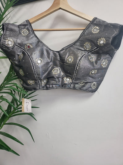 Party wear Blouse in Grey  Color --PBL9