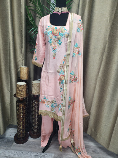 SPZ3 Palazzo Suit in Peach