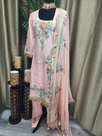 SPZ3 Palazzo Suit in Peach