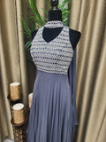 Party wear Dresses in Grey Color