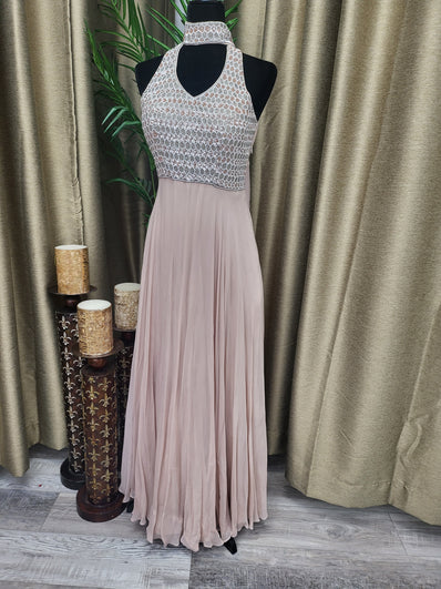 Party wear Dresses in Pink Color --PDR11