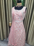 Party wear Dresses in Misty Rose  Color