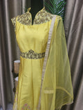 Party wear Dresses in Yellow Color --PDR8