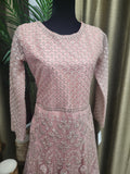 Party wear Dresses in Pink Color --PDR9