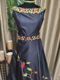 Party wear Dresses in Dark Midnight Blue  Color
