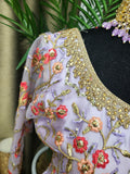 Party wear Sharara suit in Lilac Color --PSH45