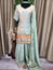 Party wear Sharara suit in Sea Green Color --PSH40