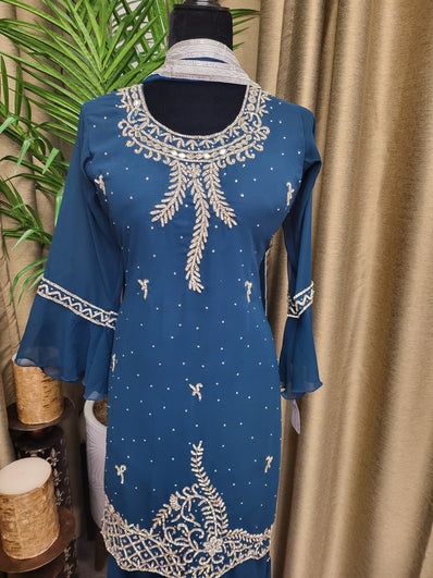 PSH26 Georgette Sharara Suit
