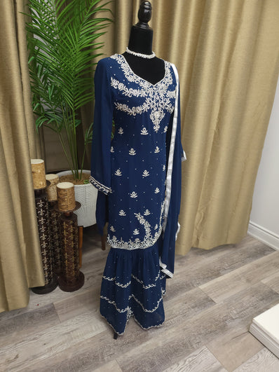 PSH26 Georgette Sharara Suit