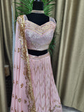 Party wear Lehenga in Pink Color --PLH67