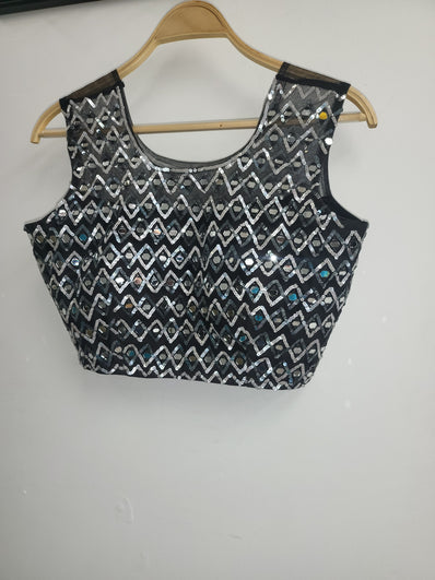 Party wear Blouse in Black Color --PBL3