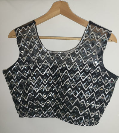 Party wear Blouse in Black Color --PBL3