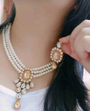 Eshi  Pearl Choker Set - Copper