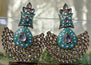 Avni Meenakari Earrings -Ocean