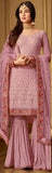 Roma Designer Sharara Suit- Peach