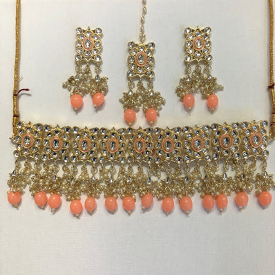 NKC-RD25 Kundan Necklace Set